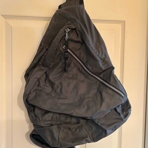 Eddie Bauer Charcoal Crossbody One-Strap Backpack